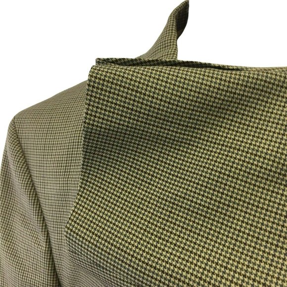 Stafford Suit Jacket Blazer Sports Coat Mens 44R Brown Herringbone Wool Blend - Picture 7 of 7